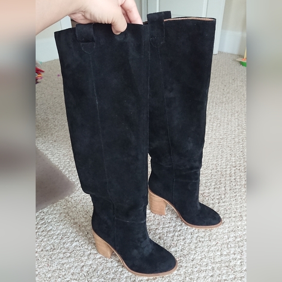 Mi.iM always a Saint Knee High Block Heel Boot black Size 5.5 - Picture 5 of 16